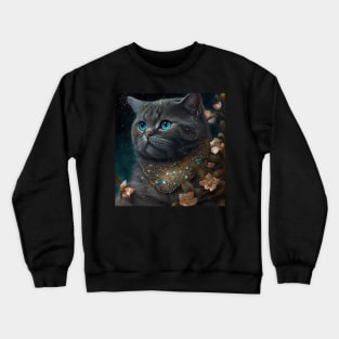 Charmed British Shorthair Kitten Crewneck Sweatshirt